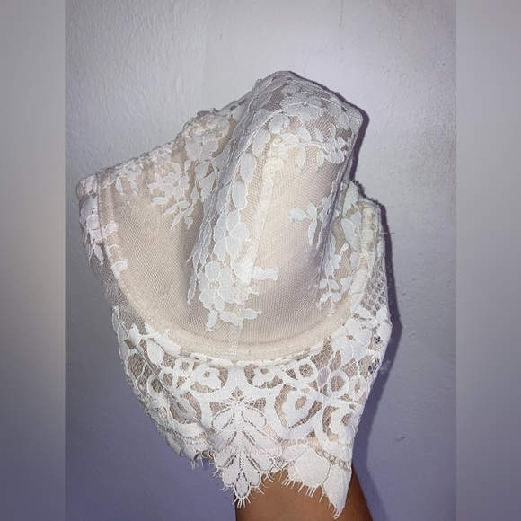 NWOT Bridal Ivory Victoria Secret Dream Angels 34DD - Picture 11 of 12